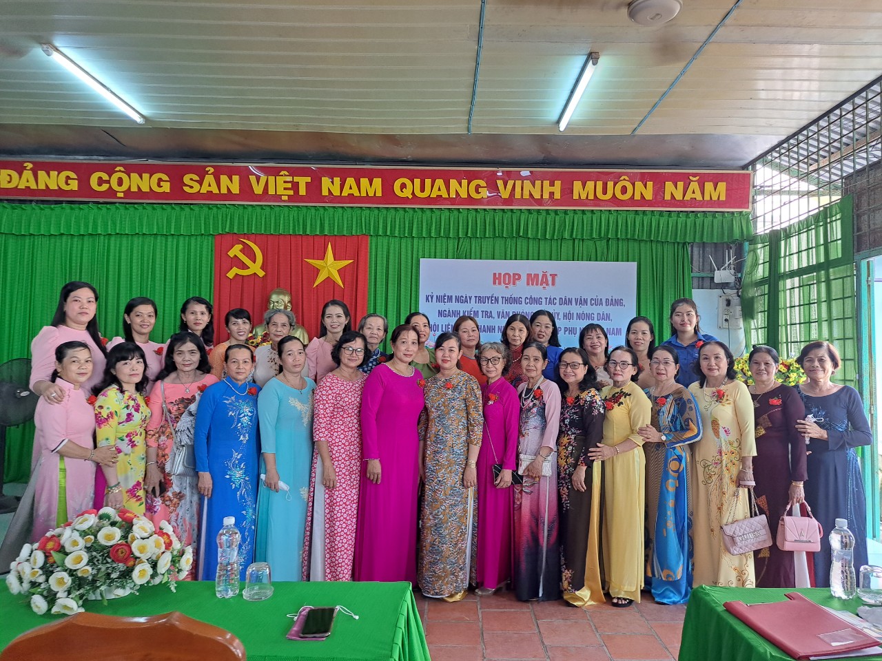 Khối vận Phường 6: Tổ chức họp mặt ôn lại truyền thống ngành Dân vận của Đảng và Truyền thống Hội Nông dân, Hội Liên hiệp Phụ nữ , Hội liên hiệp thanh niên