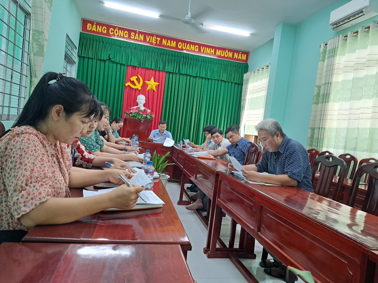 Uỷ ban nhân dân Phường 6 tiếp đoàn kiểm tra  cải cách hành chính thành phố Cao Lãnh